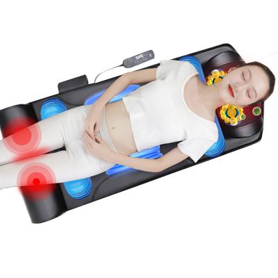 China Full Body Waist Neck Vibrator Cushion Seat Home Office Electric Chair Massage Mattress Back Infrared Passionate Therapy Massager for sale