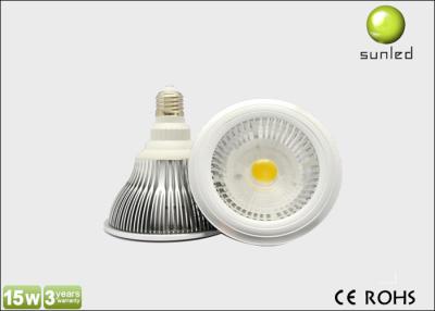 China Warm White / White 15W Aluminium LED Spot Lamps for Mall / Retail Shop Lighting for sale