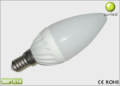 China E14, E27, E12 3W 2800K - el vidrio de 6500K Dimmable llevó bombillas de la vela en venta