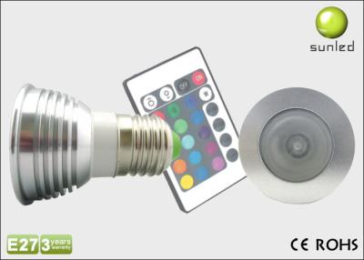 China RGB 3w leidde Vleklampen Dimmable Mr16/E27/GU10 Geleide Schijnwerper met Ce Te koop