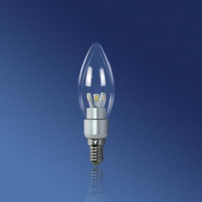 China 5630 E14 3W 210lm aguçado, cauda alongada Dimmable conduziram ampolas da vela à venda