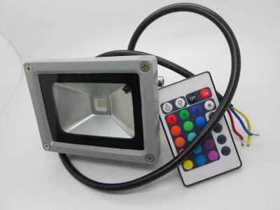 China 10W 85 - tipo conduzido exterior do RGB dos dispositivos elétricos claros de inundação 265V com controlador à venda