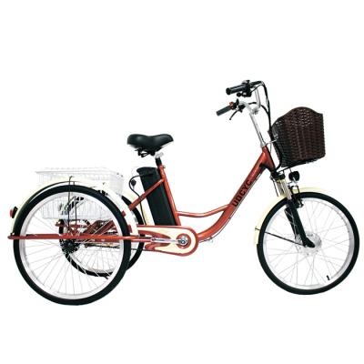 China 2020 popular electric cargo bike two basket 20 inch cargo tricycle closed cargo with tricycle 3 wheel electric tricycle for sale