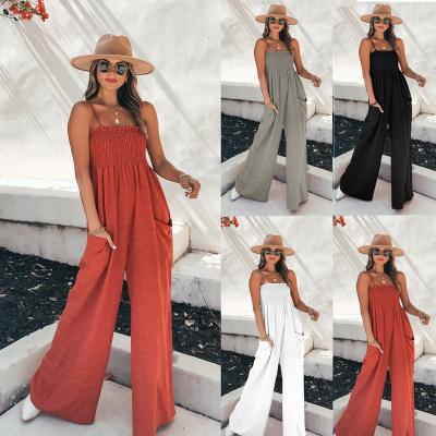 China 2022 QUICK DRY Fashion Summer Ladies Ins Playsuit Sexy Casual One Piece Plus Size Overalls for sale