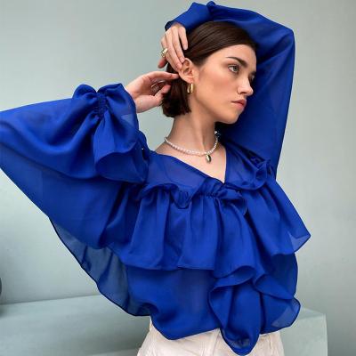 China Anti-pilling women blouse tops for women 2021 sexy tops for women blouses and shirts tops for sale