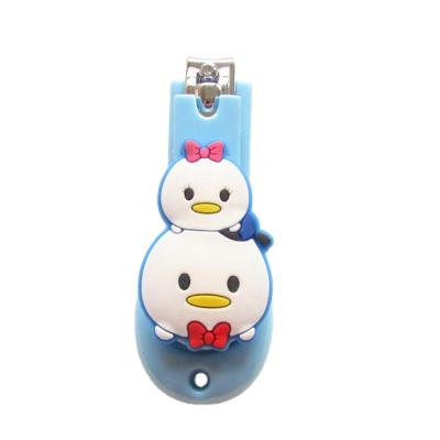 China Factory Price Wholesale Cheap Cartoon PVC Design Soft Animal Kids Use Nail Clipper Nail Cutter for sale