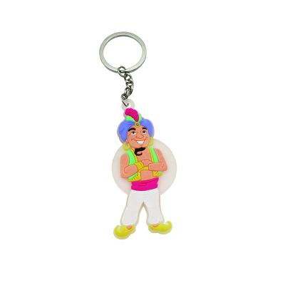 China Eco-Frendly Fast Delivery Customized 2D Key Chain Silicone Gift Muslim Keychain Sales Promotion for sale