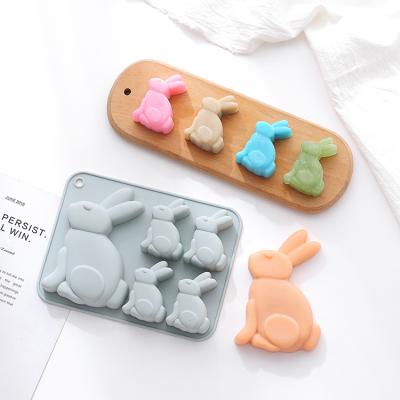 China Low MOQ Bunny Shape Factory Price Cute Birthday And Anniversary Cake Mold Viable for sale