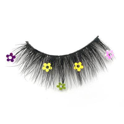 China 3d 5d Effect New Arrival Glitter Lashes 25mm Sparkle False Eyelash Glitter Lashes for sale