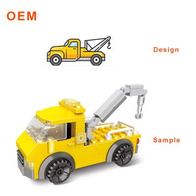 China Construction Toy Engineering Machinery Plastic Intelligent Building Block Toy for sale