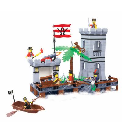 China Building Toy WANGE 2018 Hot Sale Pirates Series 349pcs Kids Building Block Toy for sale