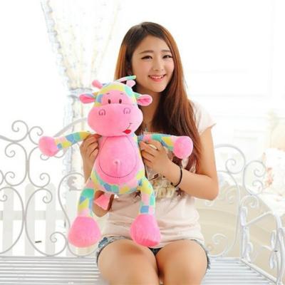 China Promotion huge size cheap colorful decorative deer stuffed plush toys or gifts for birthday present for sale