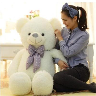 China Gifts Or Big Kind Promotion Plush Pink And White Bear Gifts Plush Toy for sale