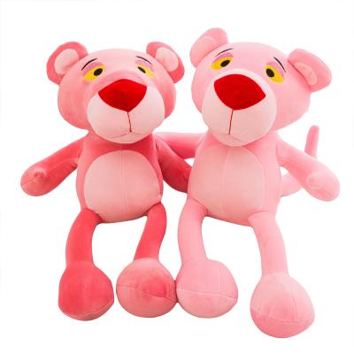 China Cute promotion fashional gifts or kids playing plush gifts sale pink animal panther stuffed toy for sale