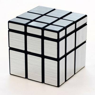 China Cartoon Toy Stress Relieve Gold Three Layer Silver Mirror Magic Cube For Sale for sale