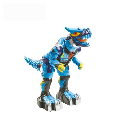 China Forward / backward robot toy transform rc dancing dinosaur with sound and light for sale