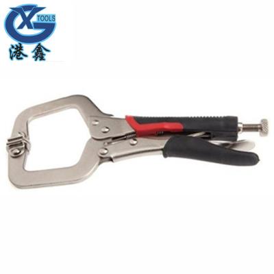 China Factory Price Crimping Locking C Clamps Uses Curved Jaw Grippers for sale