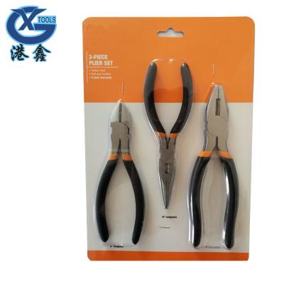 China Best Selling MULTI FUNCTIONAL Hand Tool Kit 3 PCS Pliers Set for sale