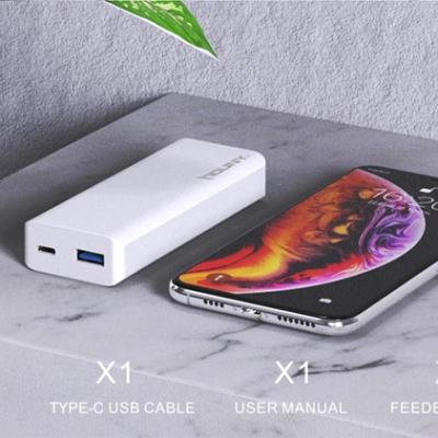 China Fast Portable Ultra Thin External Battery Pack Charger Support Power Bank 10000mah Mobile Power Bank for sale