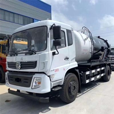 Китай Q235 Carbon Steel 4x4 Dongfeng 10 CBM Mud Mud Suction Vacuum Sewage Tank Truck продается