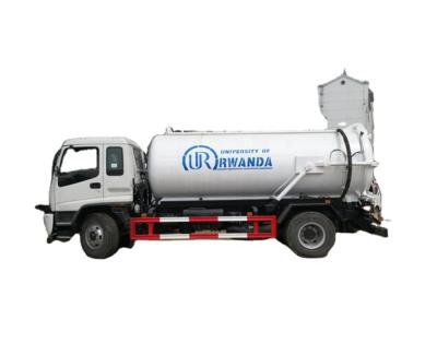 China Carbon Steel Q235 10000 Liter Chemical Waste Waste Water Vacuum Pump Sewage Suction Truck for sale