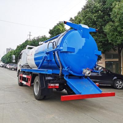 China Q235 Carbon Steel Vacuum Sewage Suction Jetting Sewer Cleaner Sucking Trucks en venta