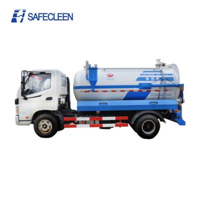 China Foton Sewage Vacuum Tank Truck Suction Vehicle Fecal Sewage Suction Truck WFA5083GXWFE5 à venda