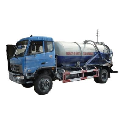 China Cheap 8000 Liter 1-10T Vacuum Sewage Suction Sewage Suction Tanker Truck à venda