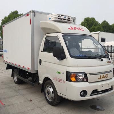 China JAC 4x2 light mobile refrigeration van truck ice cream freezer cargo truck on hot sale HFC5030XLCPV4E5B4S for sale