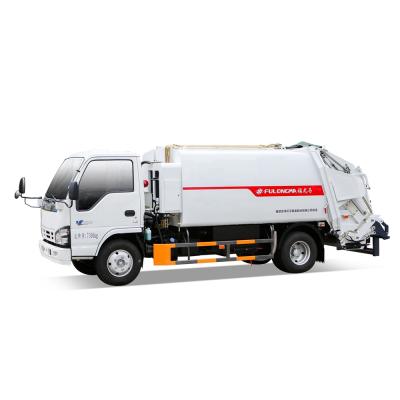 China Japanese Factory Brand ISU ZU 6.5cbm Rear Loader Garbage Collection Compression Garbage Truck for sale