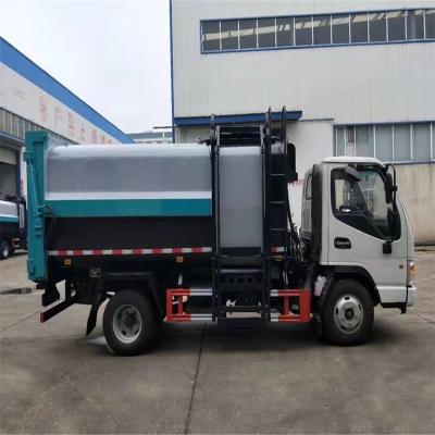 China Factory 5 Ton Side Loading Bin Lifting Garbage Truck For Sale for sale