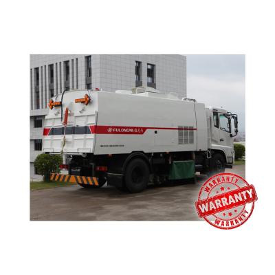 China Building Material Stores Dongfeng Sprinkler 3m Width Road Sweeper Trucks for sale