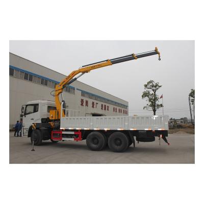 China TRUCK CRANE Factory 2021 Premium Hydraulic Folding 6.3ton Boom Truck Mounted Crane for sale