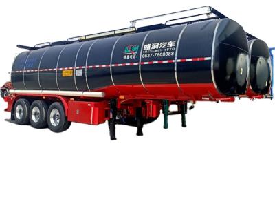 China Truck Trailer Tri Axle Tanker Emulsified Liquid Bitumen Tank Semi Trailer for sale