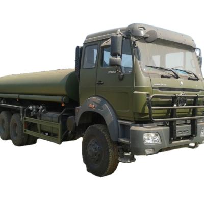 China Military Stainless Steel BEIBEN 6x6 Offroad Water Tank Truck 12000 Liters for sale