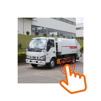 Китай Factory Japan ISUZ U 7000kg Rear Trash Compactor Loading Trucks For Sale продается