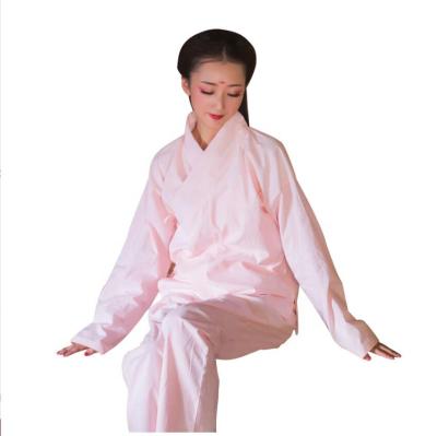 China China Traditional Hanfu Women Cotton Ancient Chinese Canvas Comfortable Underwear Pajamas Jacket+Pant Daily Ancient Modern General Clothing for sale