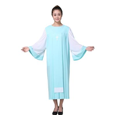 China European Normal Quality Holy Clergy Poetry Clothing Church Holy Clergy Poetry Clothing Church Long Sleeve Choir Robe Dress Poetry Church Dress Lord Costume European Long for sale