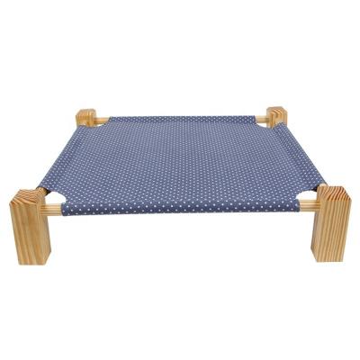 China Four Seasons Viable Wooden Pet Camping Bed Can Be Detachable L Solid Wood Cat And Pet Dog Bed for sale