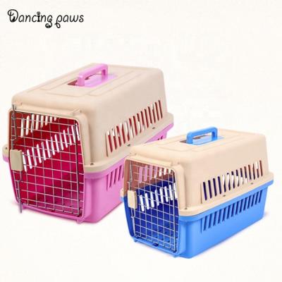 China Amazon Breathable Collapsible Pet Cage For Dogs Airline Approved Pet Carrier Cages for sale