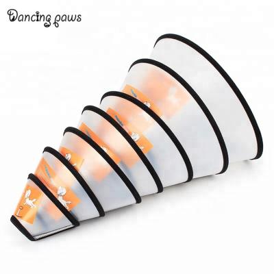 China Sustainable Hot Selling Comfortable Protective Elizabethan Light Weight Dog Collar Set for sale