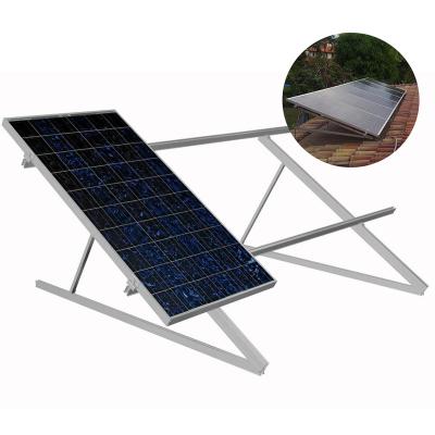 China Quick installation solarmodul AD Tri-bracket PV modul flat roof bracket solar panel mounting system frame for sale