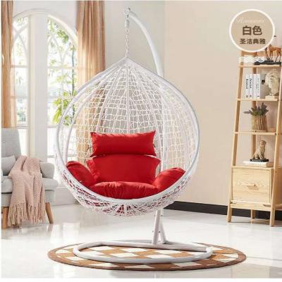 China 2022 Wholesale Hanging Patio Chair Two Seat Swing Patio Swing Chair China Super Comfortable Outdoor Wicker Hanging Basket for sale