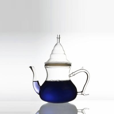 China Borosilicate Clear DB1049 Glass Viable Teapot Heat Resistant Kettle Set for sale