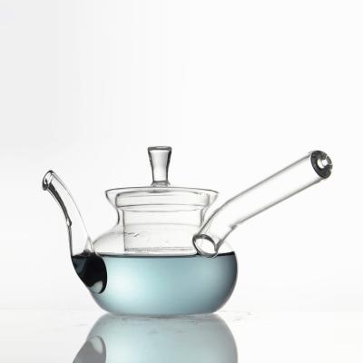 China DB4001 China Sustainable Supplier High Borosilicate Glass Teapot Set for sale