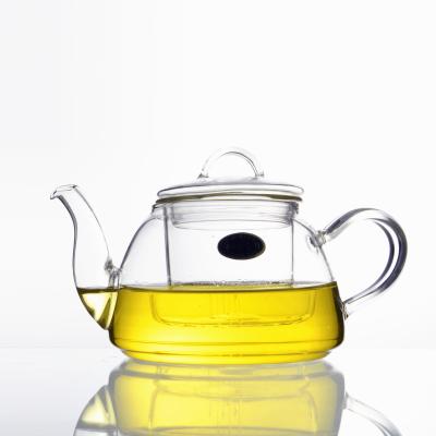 China Manufacture Sustainable Teapot Factory DC3001 Borosilicate Glass Direct Heating Teapot for sale