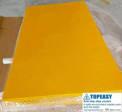 China Grit-Coated, Anti-Slip Fiberglass Walkway Covers, Grp Anti Slip Floor Sheets/ Plate made in China frp anti-slip sheet for sale