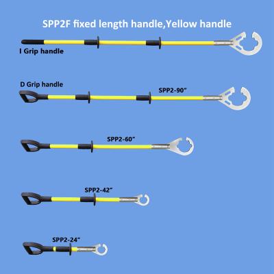 China 90inches safety sling stik made in China sling hand free control tools yellow fiberglass handle D grip handle for sale