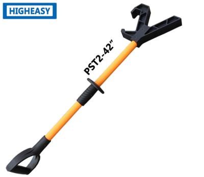 China 42inch push pull pole safety tools with light nylon V shape head, push sticks-HIGHEASY Push Pull pole for sale