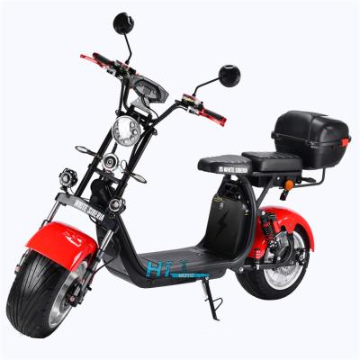 China Convenient two wheel electric scooter citycoco 60V 21Ah battery for sale